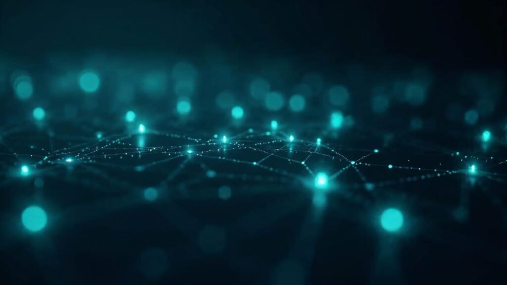 Visualización de automatización con Make: nodos conectados representando flujos de trabajo